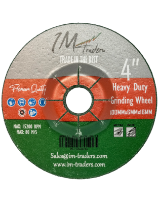 Heavy Duty Grinding Wheel 4&quot; by IM Traders